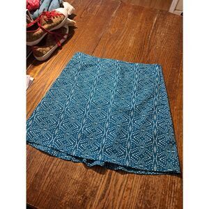 Rip Skirt Hawaii Teal Wrap Adjustable Hook-and-Loop Waist Large Skirt Swim Cover